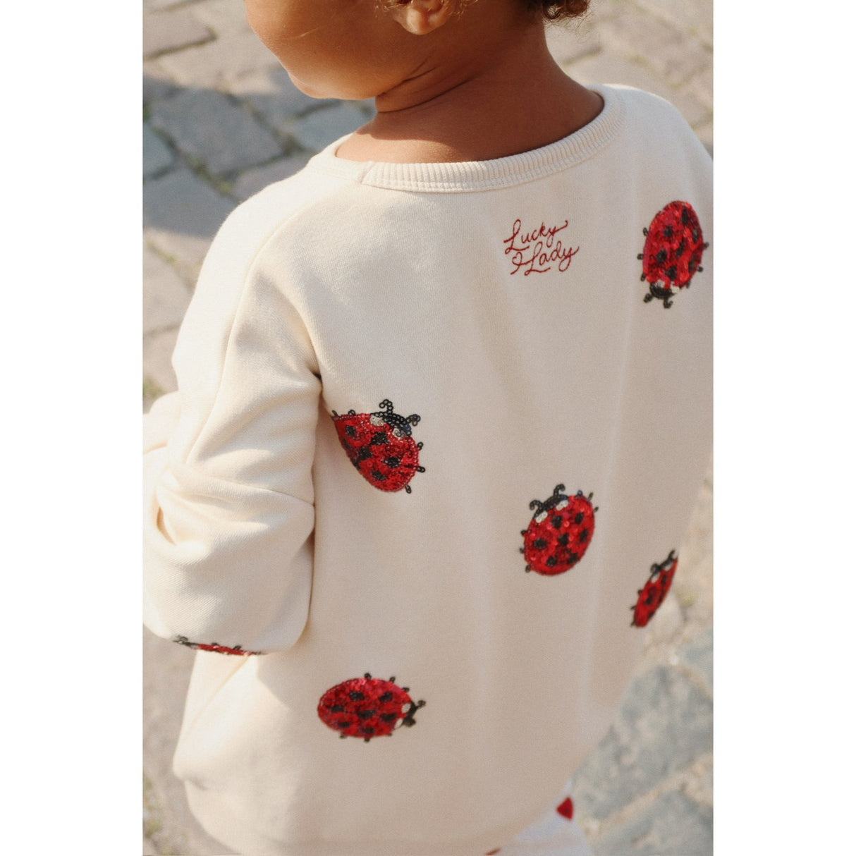 Konges Sløjd Ladybug Glitter Lou Sweatshirt Ocs