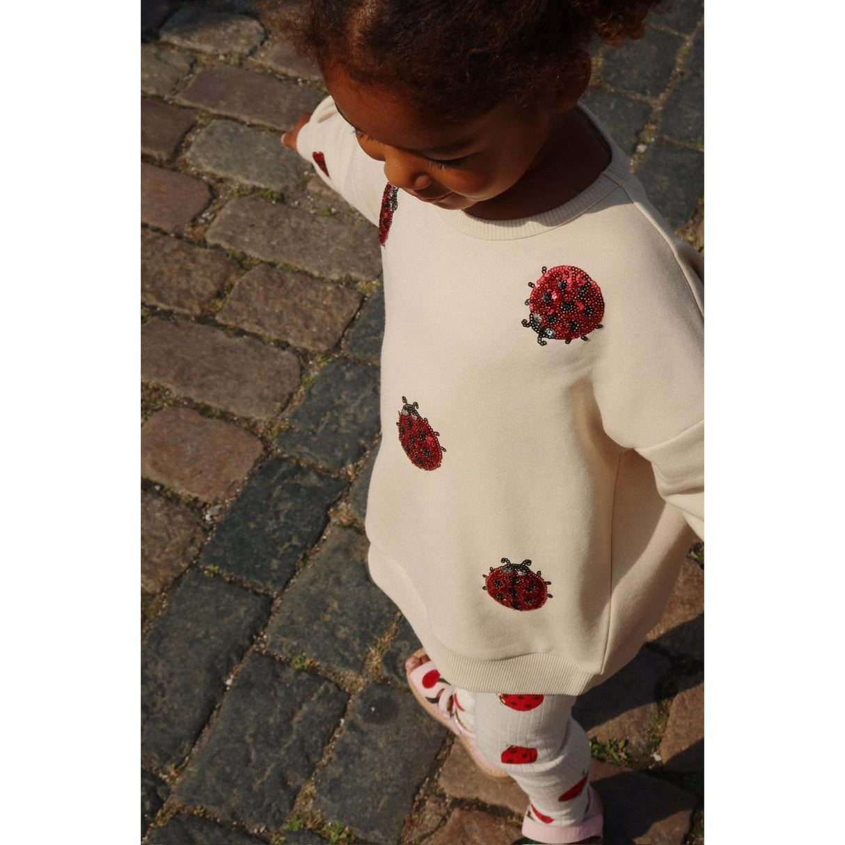 Konges Sløjd Ladybug Glitter Lou Sweatshirt Ocs