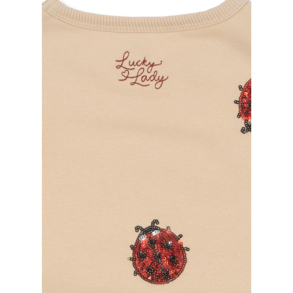 Konges Sløjd Ladybug Glitter Lou Sweatshirt Ocs