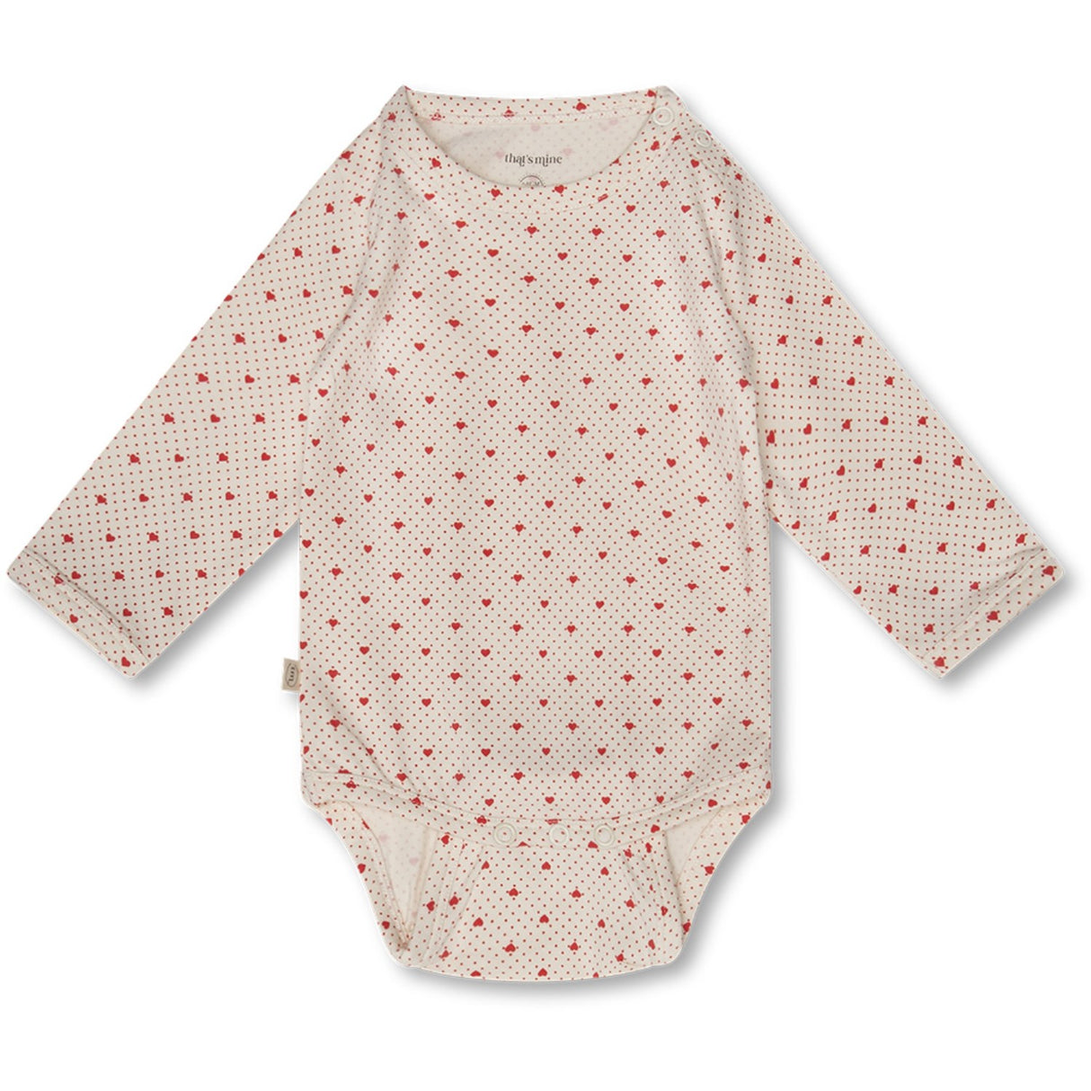 That's Mine Lots Of Love Red Ellis Bodystocking