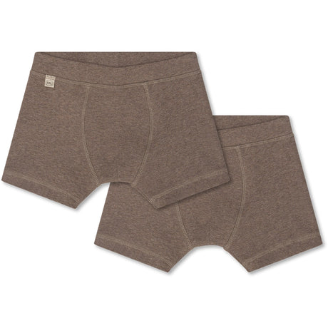 That's Mine Brown Melange Cilas Boxershorts - 2 Pack