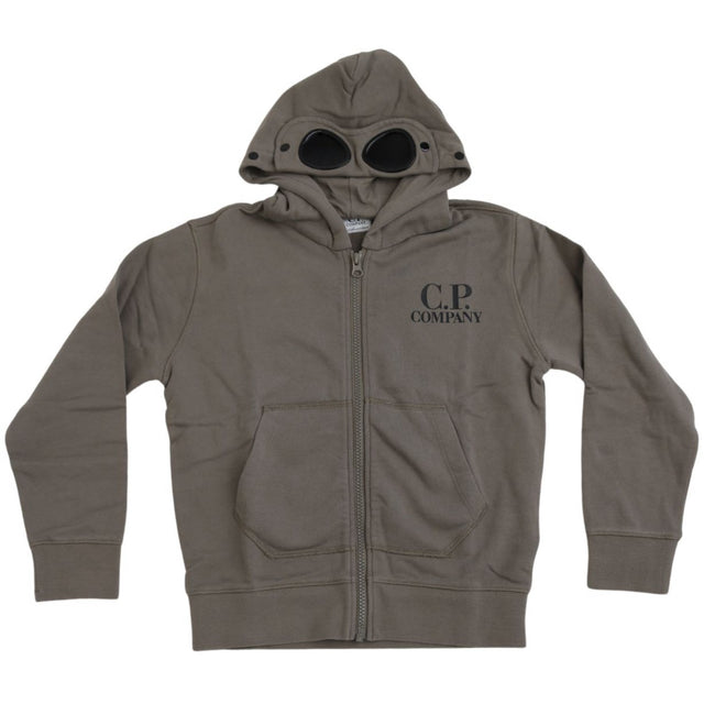 C.P. Company Walnut Brown Zip Hættetrøje