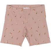 The New Adobe Rose AOP Oreta Tight Rib Shorts