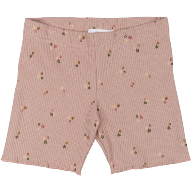 The New Adobe Rose AOP Oreta Tight Rib Shorts