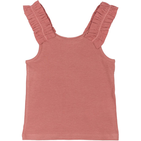 The New Old Rose Lotus Rib Flæse Top