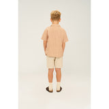 The New Indian Tan Striped Ollie Skjorte