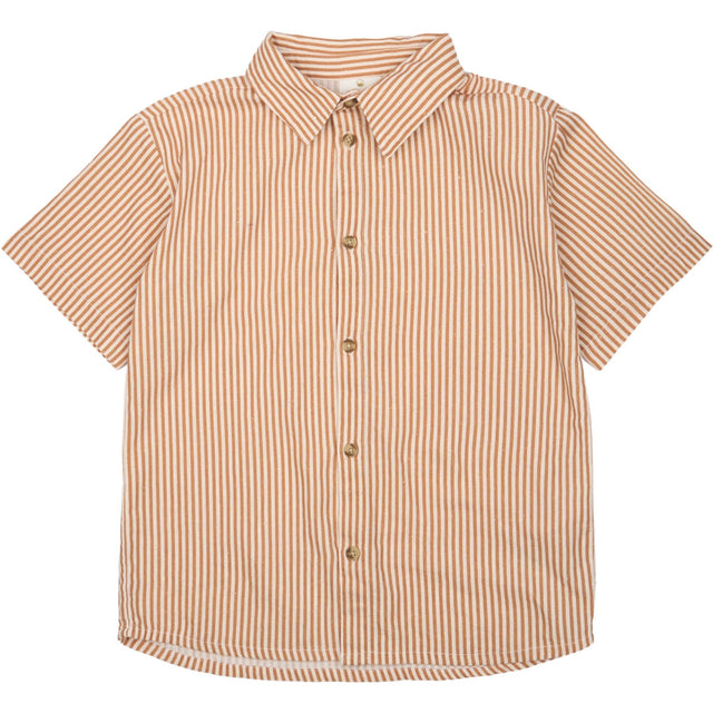 The New Indian Tan Striped Ollie Skjorte