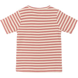 THE NEW Siblings Old Rose Striped Fro Uni T-Shirt