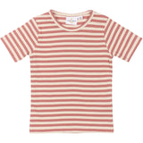THE NEW Siblings Old Rose Striped Fro Uni T-Shirt