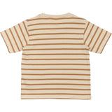 THE NEW Siblings Indian Tan Striped Nat Uni Oversize T-Shirt