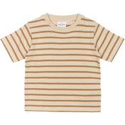 THE NEW Siblings Indian Tan Striped Nat Uni Oversize T-Shirt