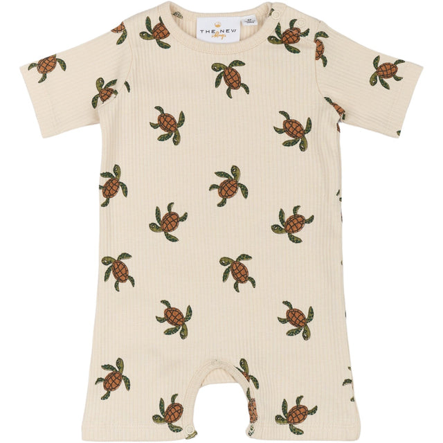 THE NEW Siblings White Swan AOP Owen Rib Jumpsuit