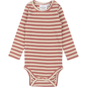 THE NEW Siblings Old Rose Striped Fro Uni Rib Body
