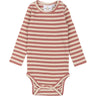 THE NEW Siblings Old Rose Striped Fro Uni Rib Body