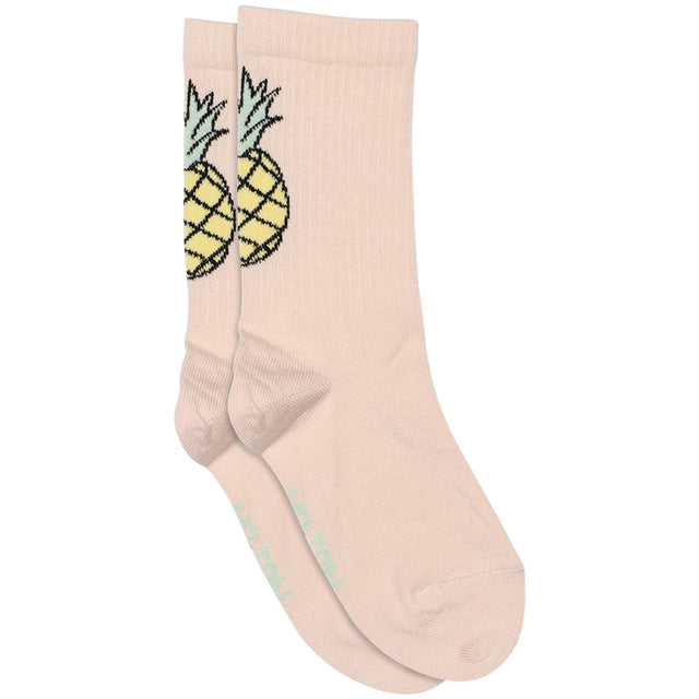 MELTON Crystal Pink Ananas strømper
