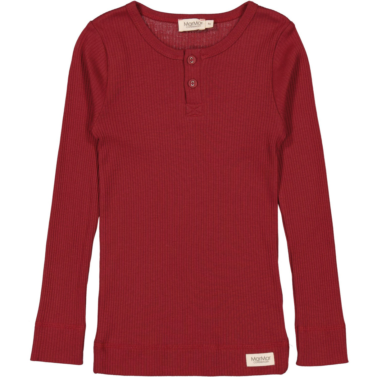 MarMar Modal Hibiscus Red Bluse