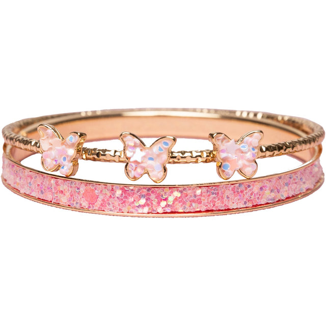 Great Pretenders Boutique Chic Butterfly Armbånd, 2 stk.