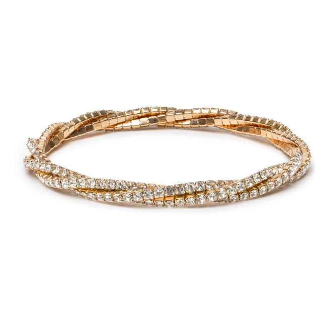 Great Pretenders   Boutique Diamante Twist Armbånd