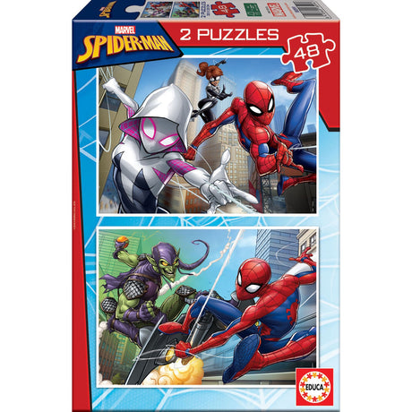 Educa Puslespil 2X48 Spider-Man