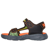 Skechers Creature Splash River Sandal Black Orange