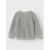 Lil'Atelier Limestone Emlen Lin Strik Cardigan Noos