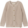 Lil'Atelier Gray Morn Emlen Lin Strik Cardigan Noos