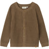 Lil'Atelier Sepia Tint Emlen Lin Strik Cardigan Noos