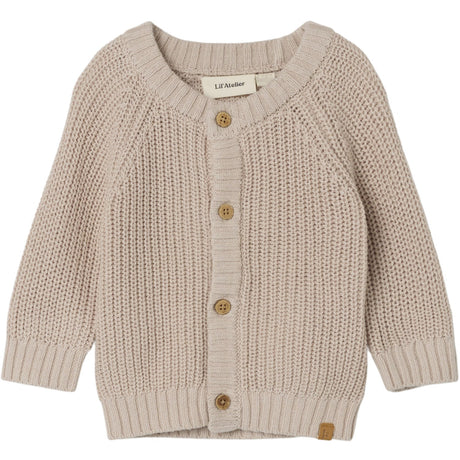 Lil'Atelier Gray Morn Emlen Strik Cardigan Noos