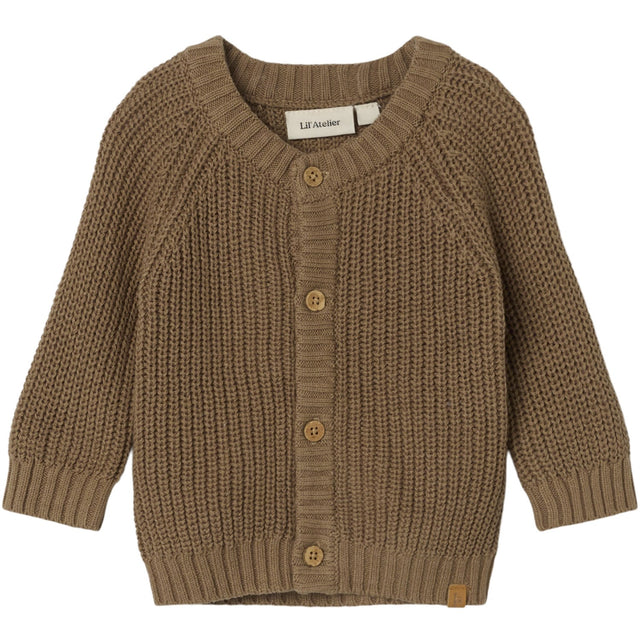 Lil'Atelier Sepia Tint Emlen Strik Cardigan Noos