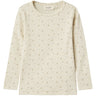 Lil'Atelier Turtledove Flower Gago Slim Bluse Noos