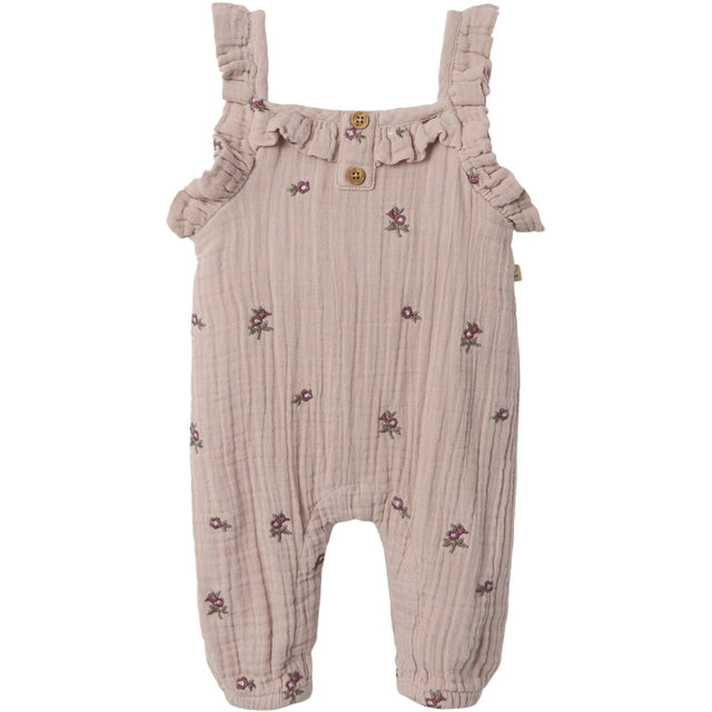 Lil'Atelier Shadow Gray Tamina Loose Overalls