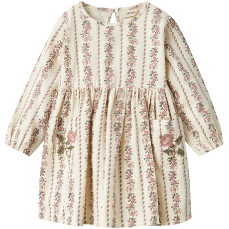 Lil'Atelier Turtledove Tala Loose Corduroy Kjole