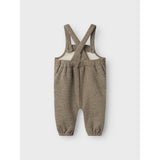 Lil'Atelier Silent Storm Melange Tabby Overalls