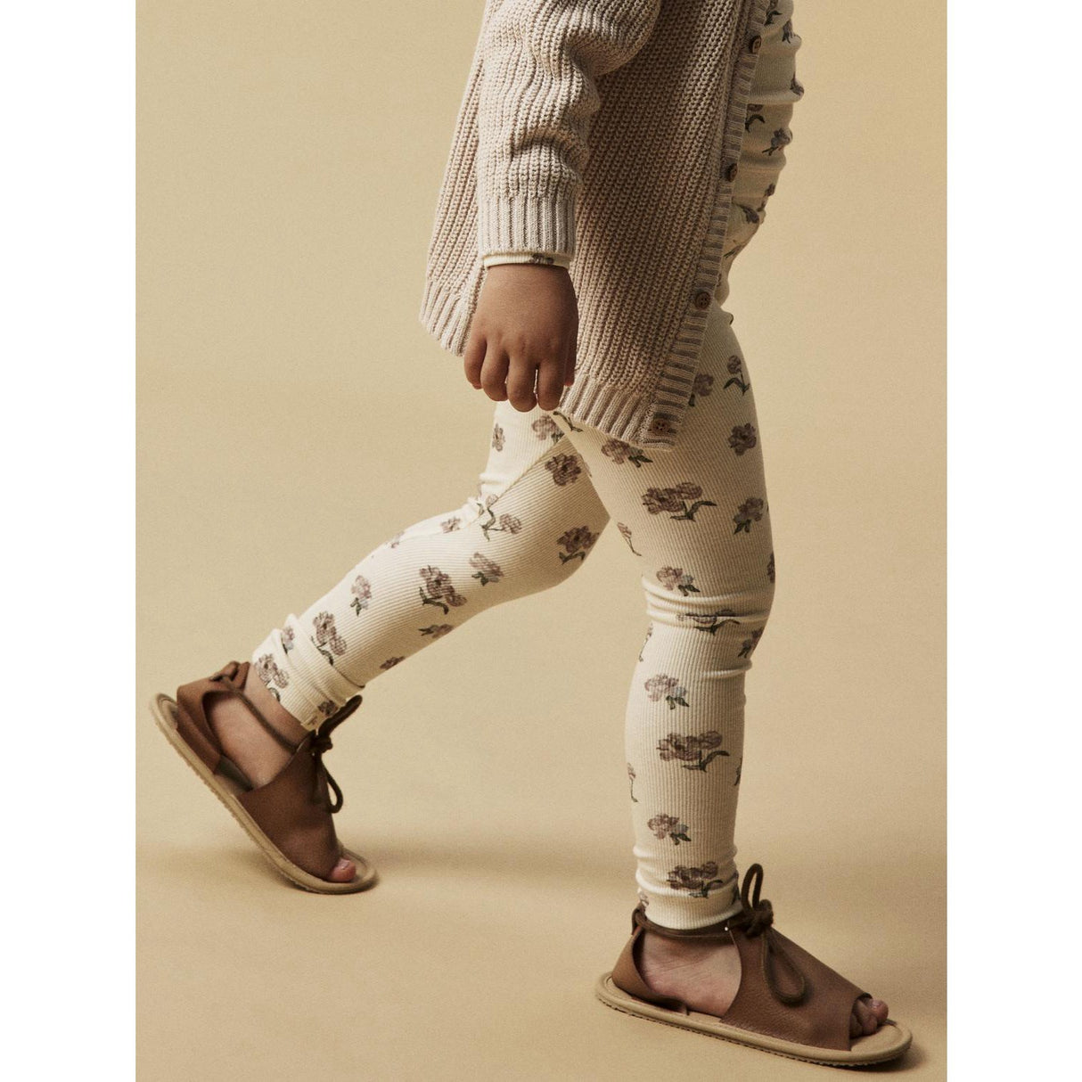 Lil'Atelier Turtledove Peony Gavo Efi Slim Leggings Noos