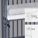 babybay® Grey Varnished Original Co-Sleeper
