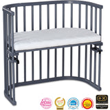 babybay® Grey Varnished Original Co-Sleeper