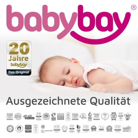 babybay ® White Rullesæt Inkl. Fixeringsmekanisme