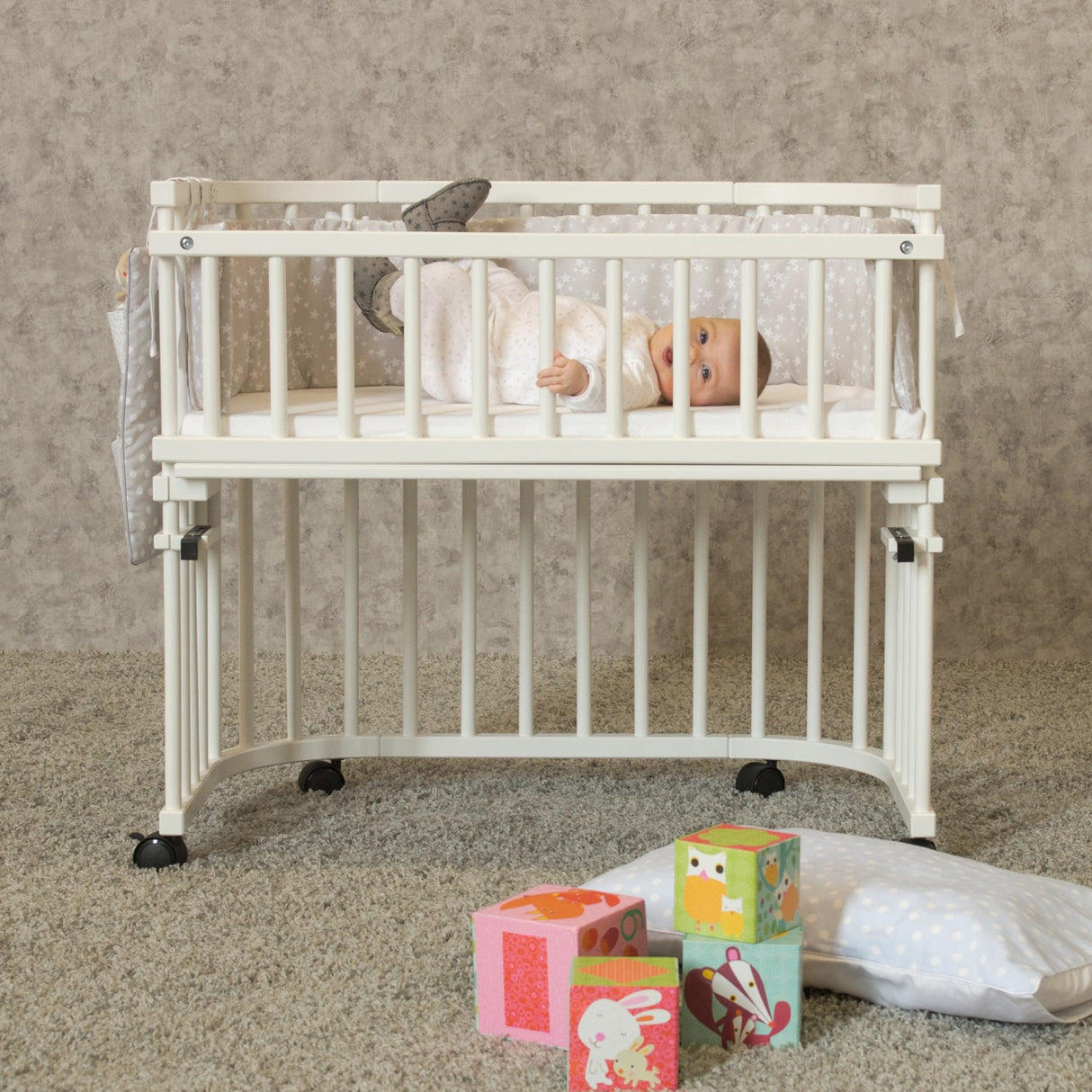 babybay ® White Varnished Tremmer