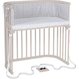 babybay® Beige Varnished Boxspring Co-Sleeper