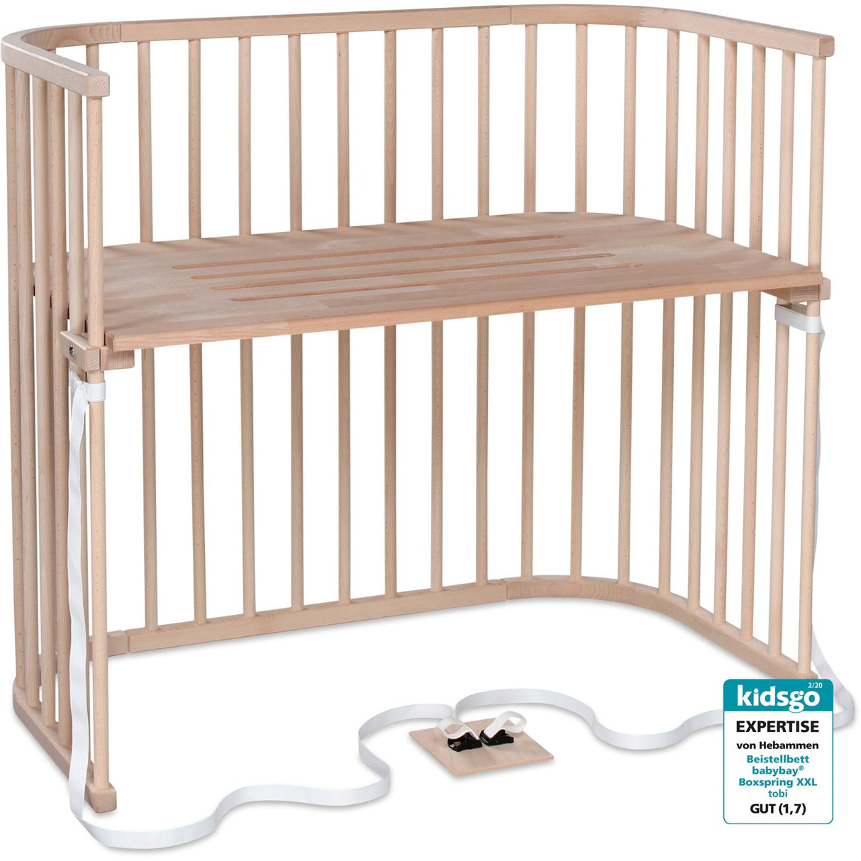 babybay® Natural Ubehandlet Boxspring Xxl Co-Sleeper