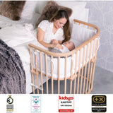 babybay® Natural Ubehandlet Boxspring Xxl Co-Sleeper