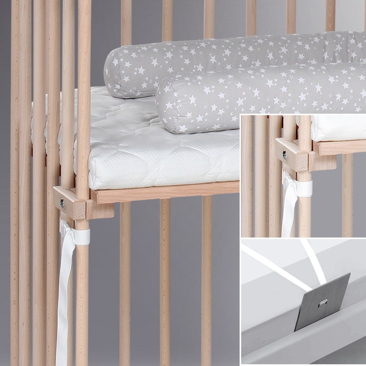 babybay® Natural Ubehandlet Boxspring Xxl Co-Sleeper