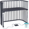 babybay® Grey Varnished Boxspring Xxl Co-Sleeper