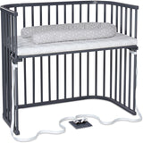 babybay® Grey Varnished Boxspring Xxl Co-Sleeper