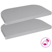 babybay® Grey Jersey Cover Deluxe Lagen 2-Pak Maxi, Midi, Boxspring, Comfort Og Comfort Plus
