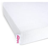 babybay® White Jersey Cover Deluxe Lagen 2-Pak Maxi, Midi, Boxspring, Comfort Og Comfort Plus