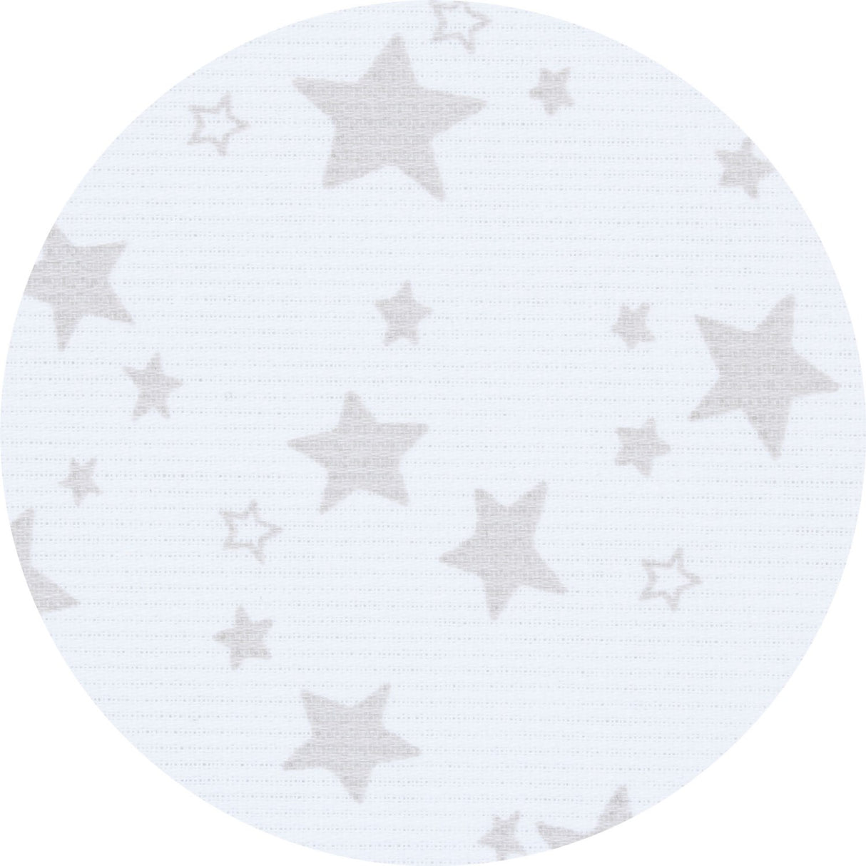 babybay ® White Stars Pearl Grey Sengerand Pique