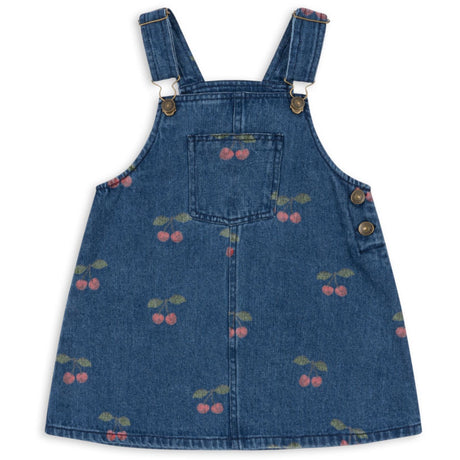 Konges Sløjd Ma Grande Cerise Denim Magot Overall Kjole GOTS