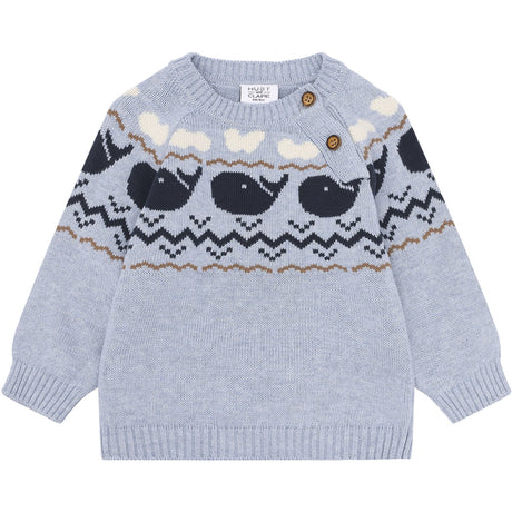 Hust & Claire Sky Melange Pilou Pullover