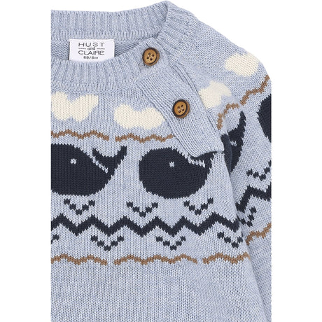 Hust & Claire Sky Melange Pilou Pullover